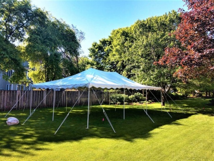 20 x 30 White Tent