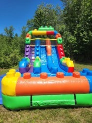 15 Ft Dual Lane Waterslide