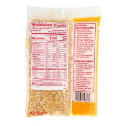 2836 6oz mega pop kit Popcorn Pkg (Kernels and Oil)